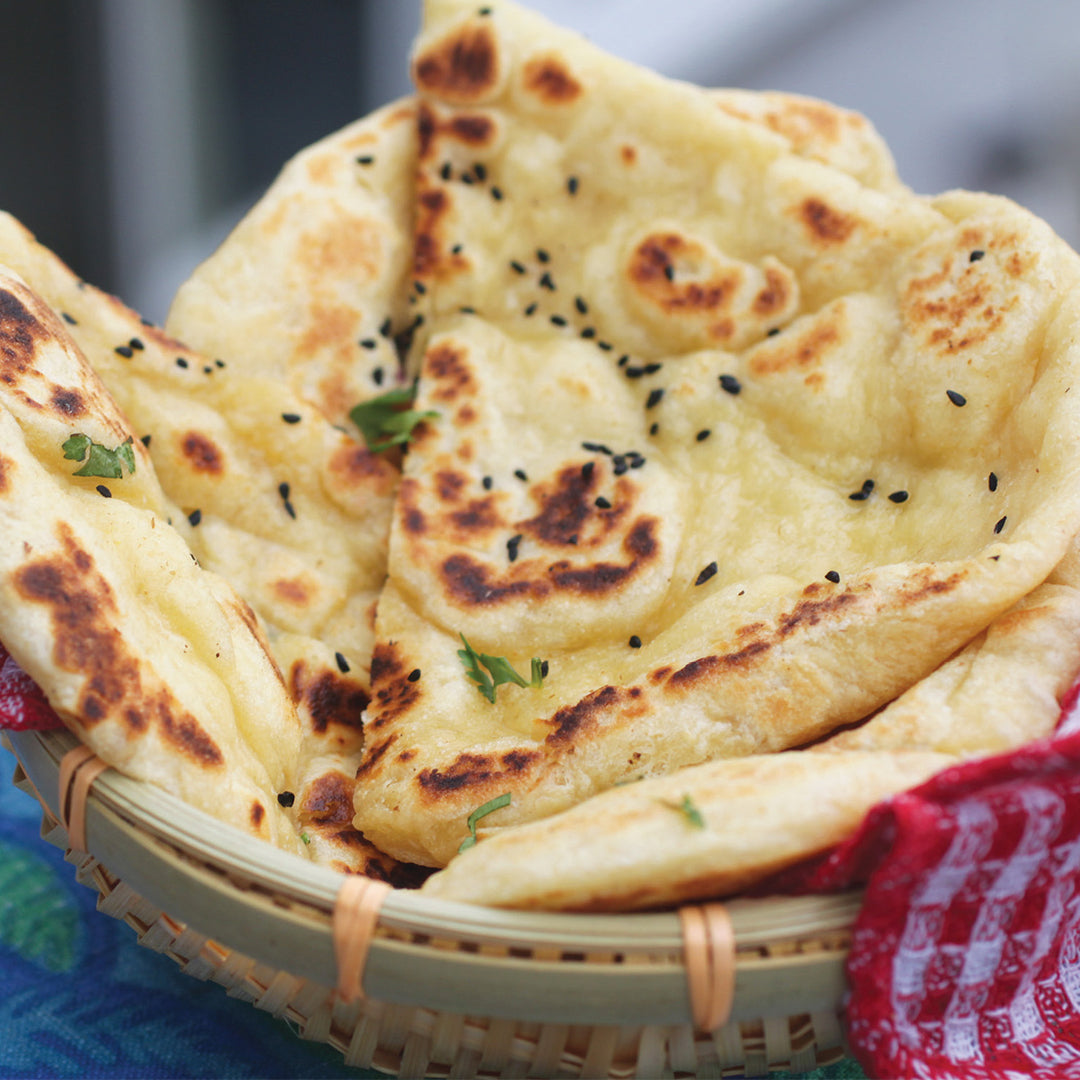 No-Knead Naan