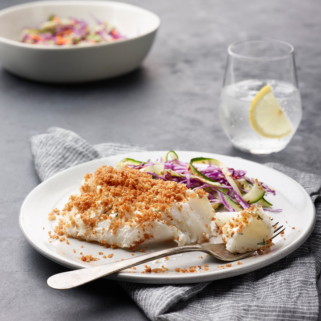Panko-Crusted Cod