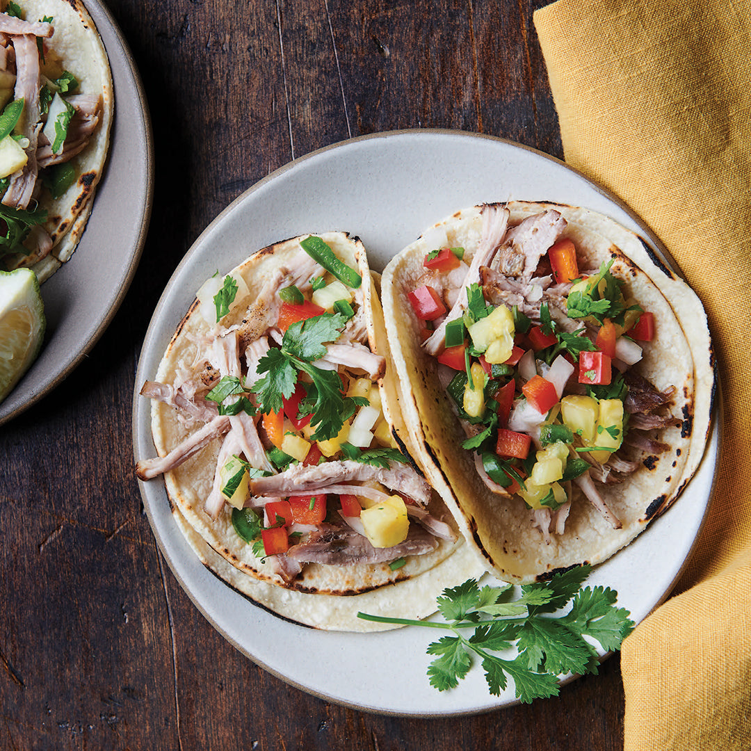 Pork Tacos with Pineapple Salsa