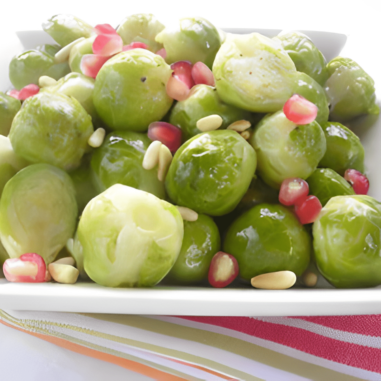 Red, White & Green Brussel Sprouts
