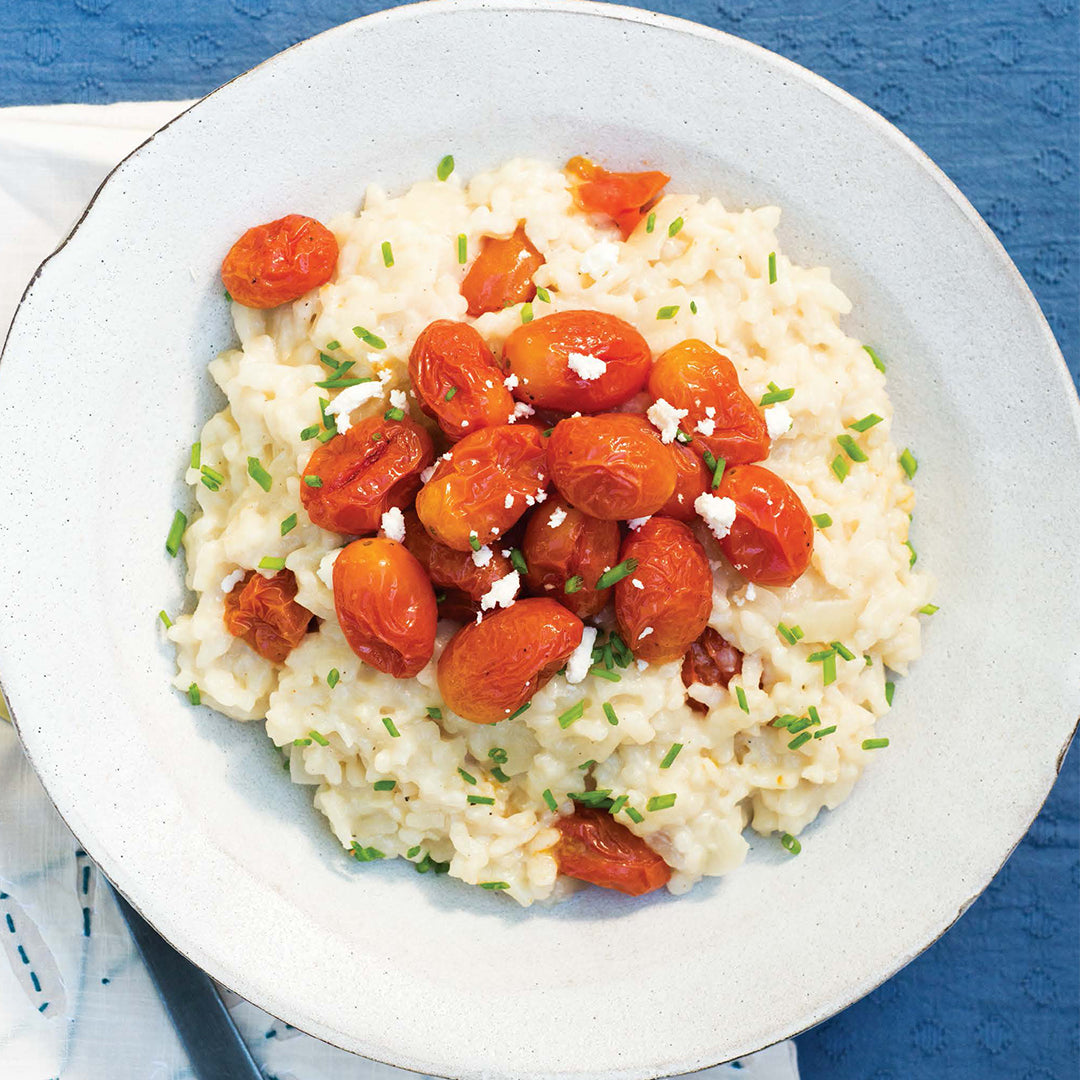 Roasted Tomato and Feta Risotto