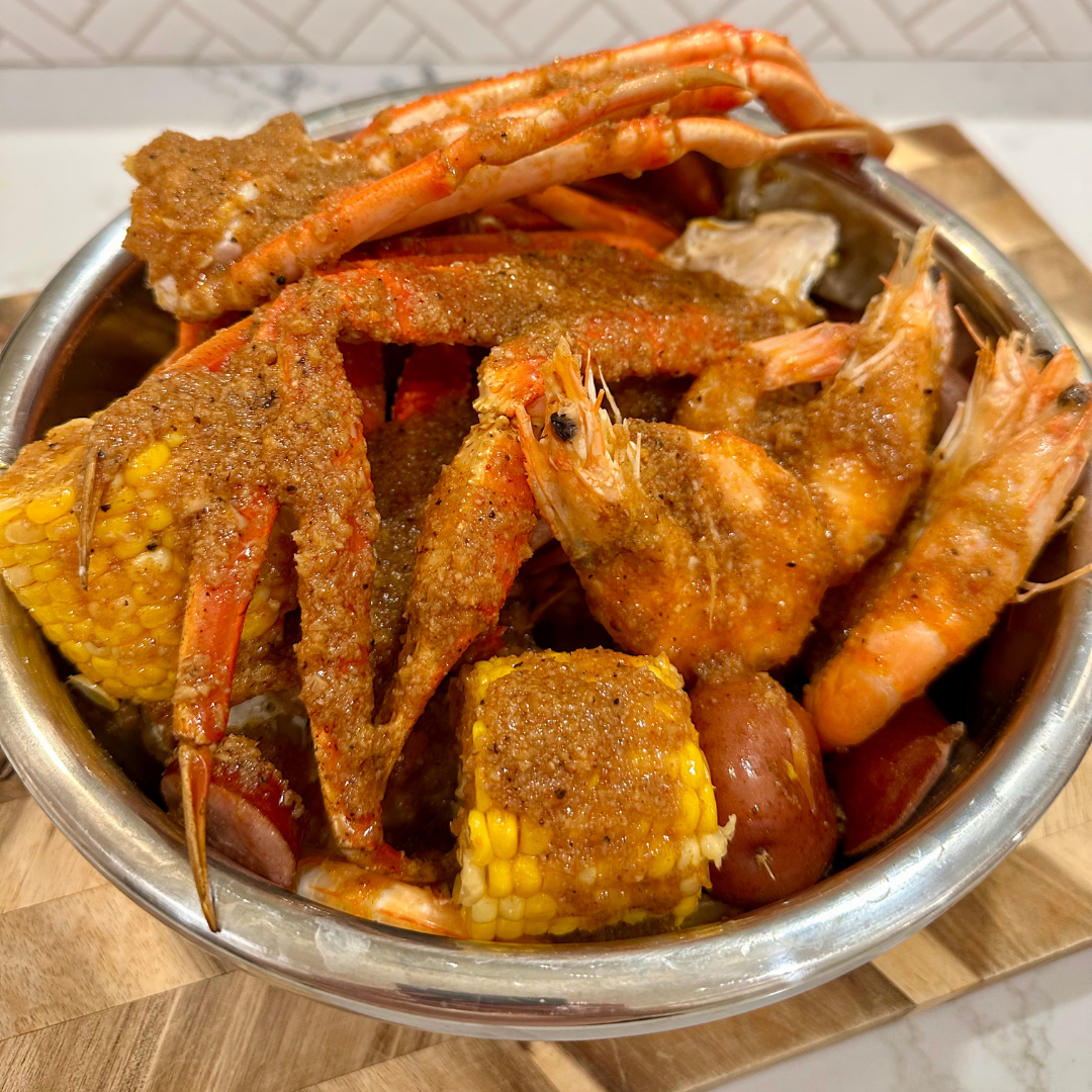 Spicy Garlic Seafood Boil