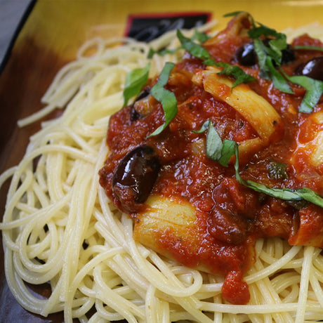 Tomato Sauce with Artichokes and Olives