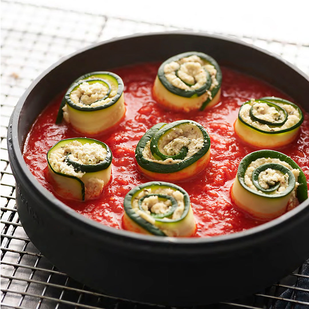 Vegan Zucchini Rolls With Cashew Cheese