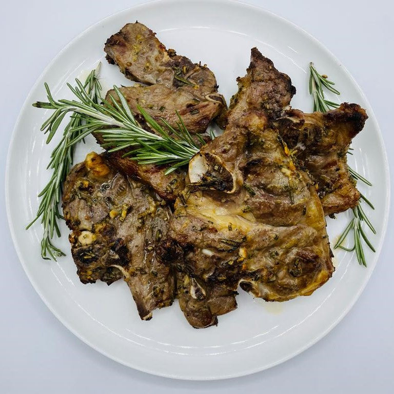 Roasemary & Garlic Grilled Lamp Chops