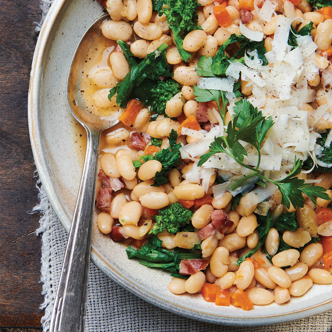 White Bean Stew with Broccoli Rabe