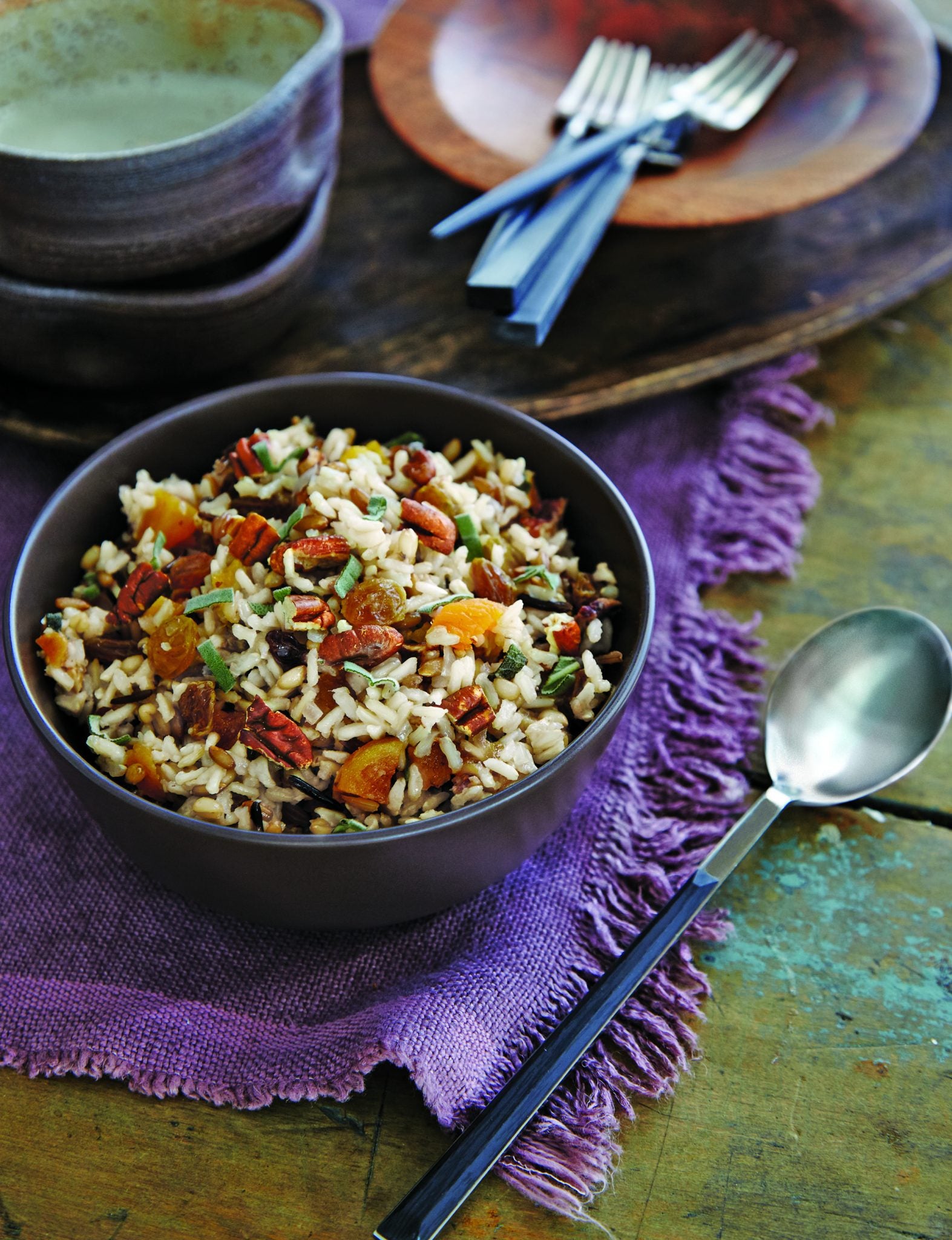 Wild Rice, Fruit, and Pecan Pilaf