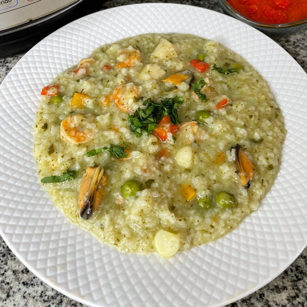 Peruvian Seafood Aguadito