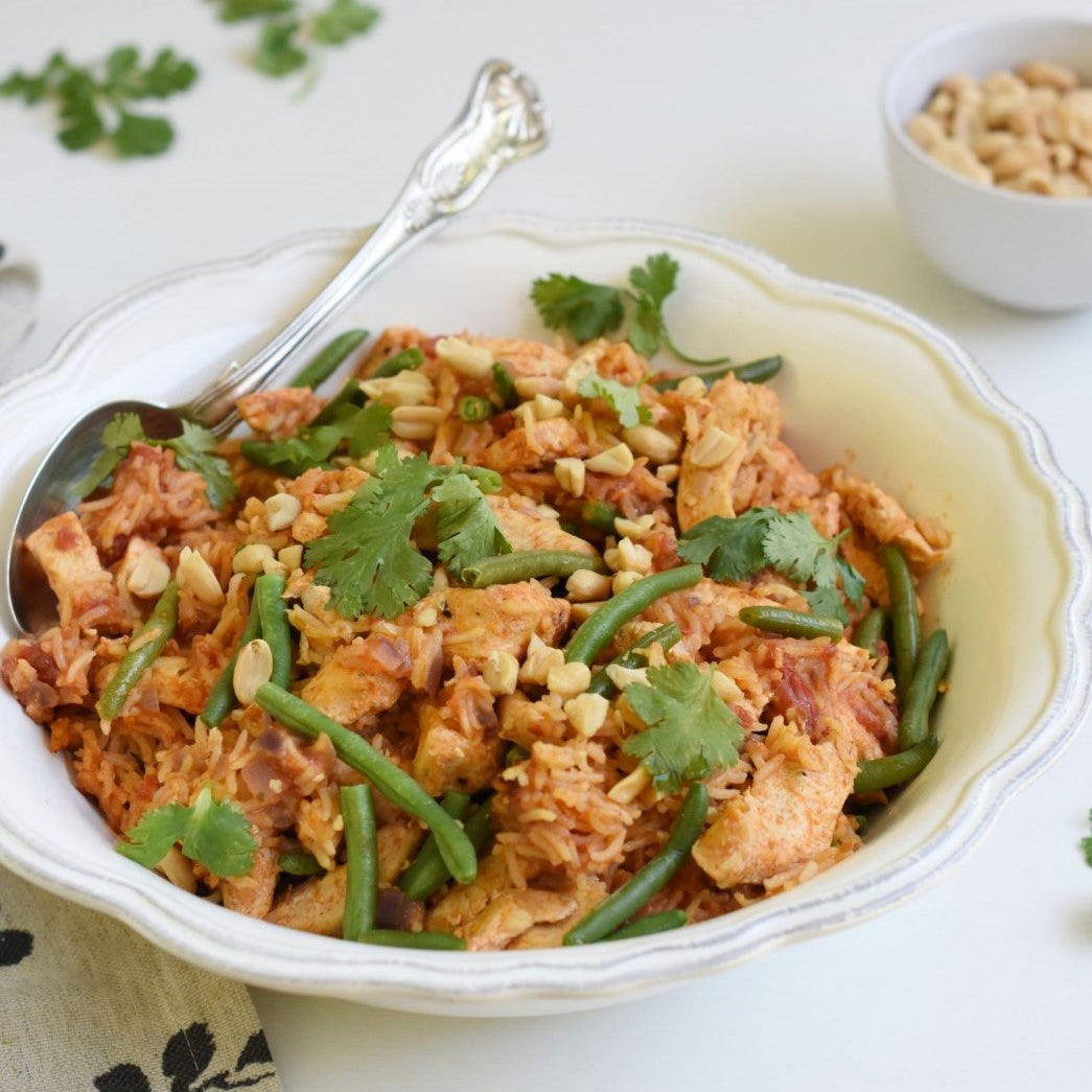 Chicken Satay Rice