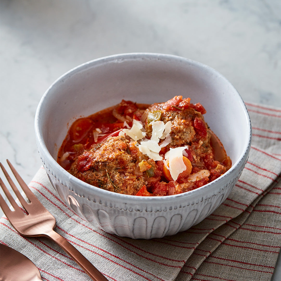 Braised Italian Meatballs