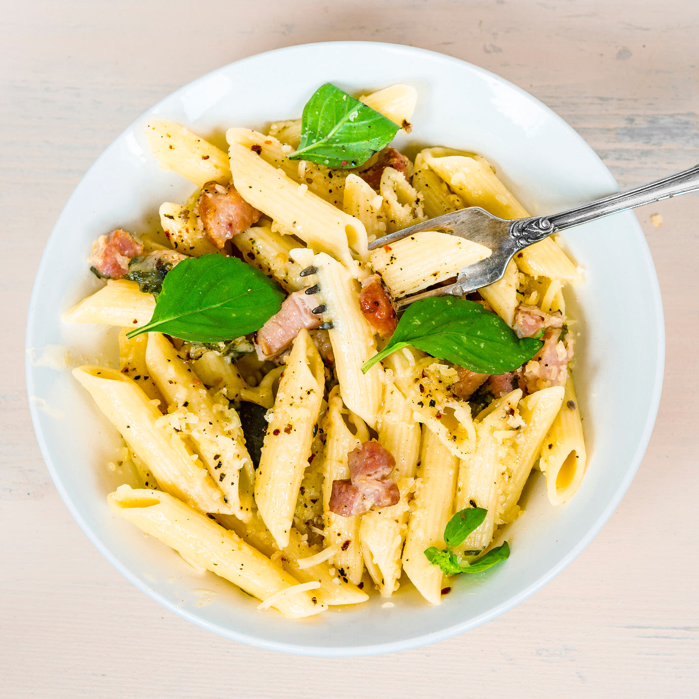 Chicken Bacon Ranch Pasta