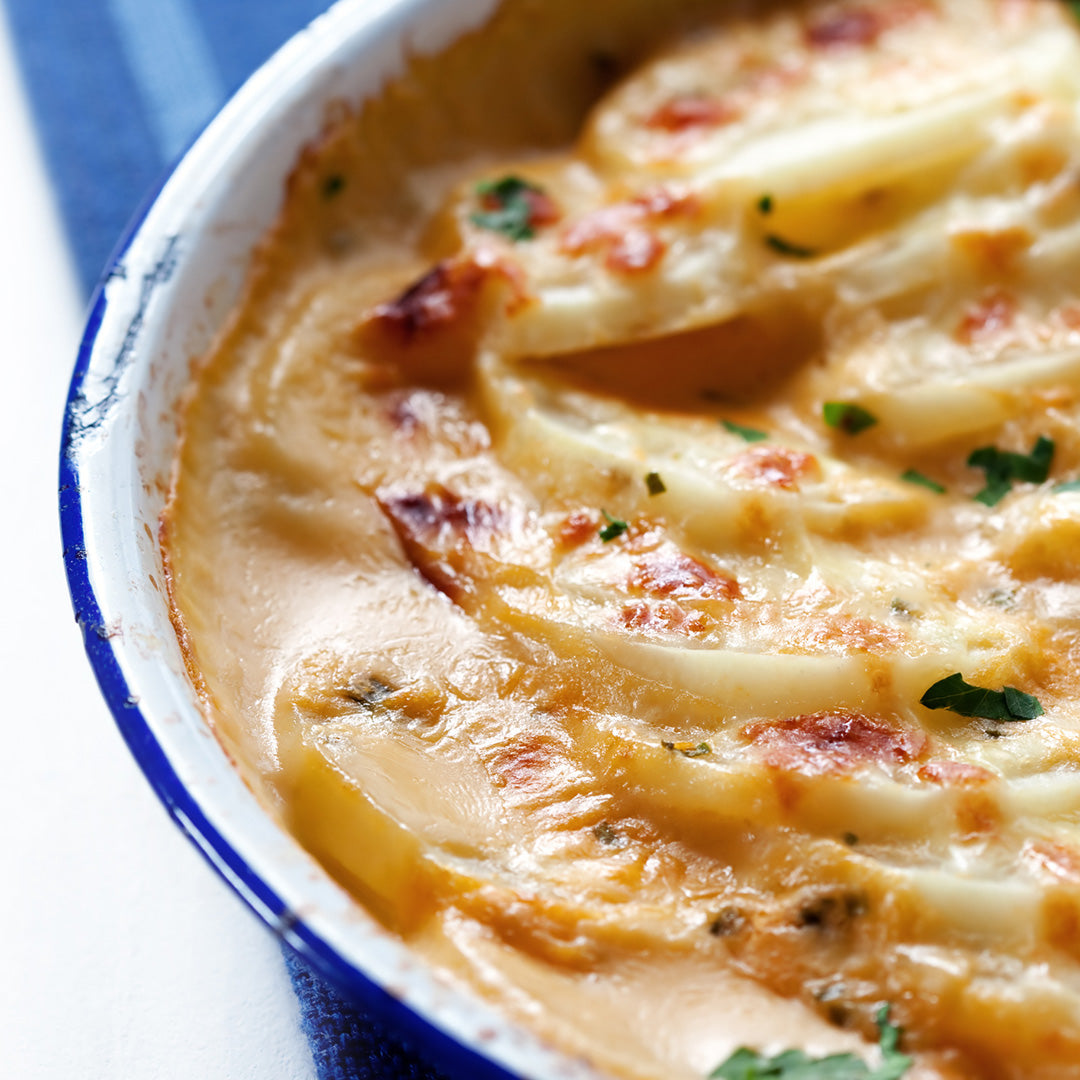 Golden Broiled Potato Slices