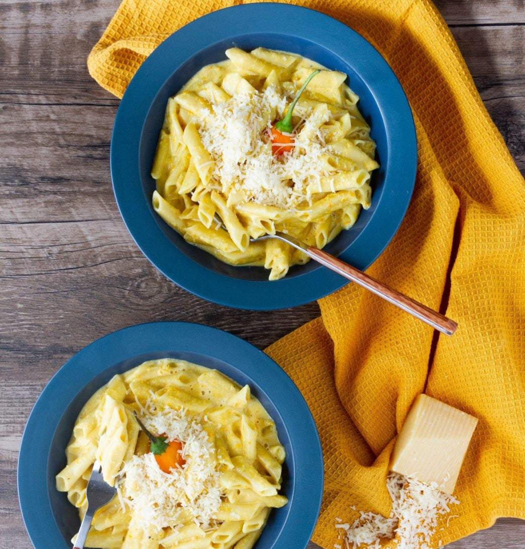 Noodles with Huancaina Sauce