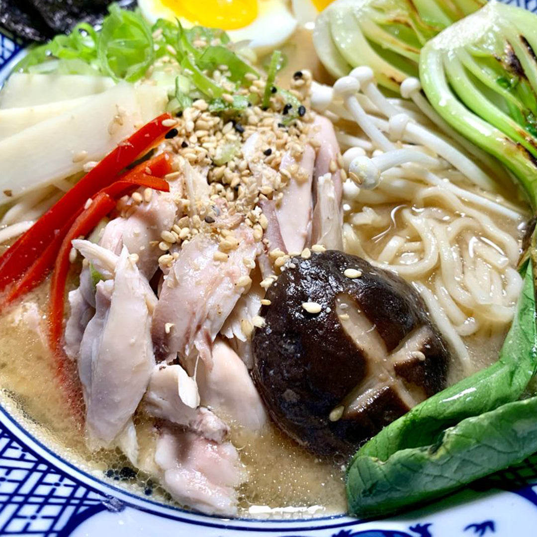 Slow Cook - Chicken Ramen with Bok Choy and Miso