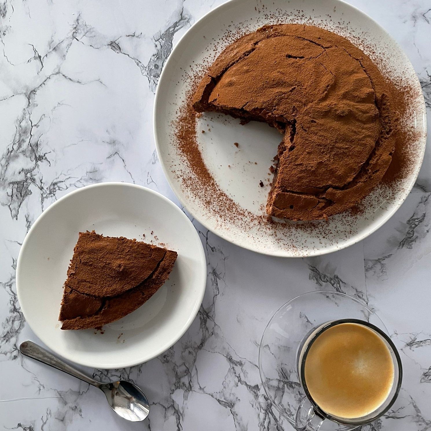 Air-Fried Caramel and Nutella Brownies