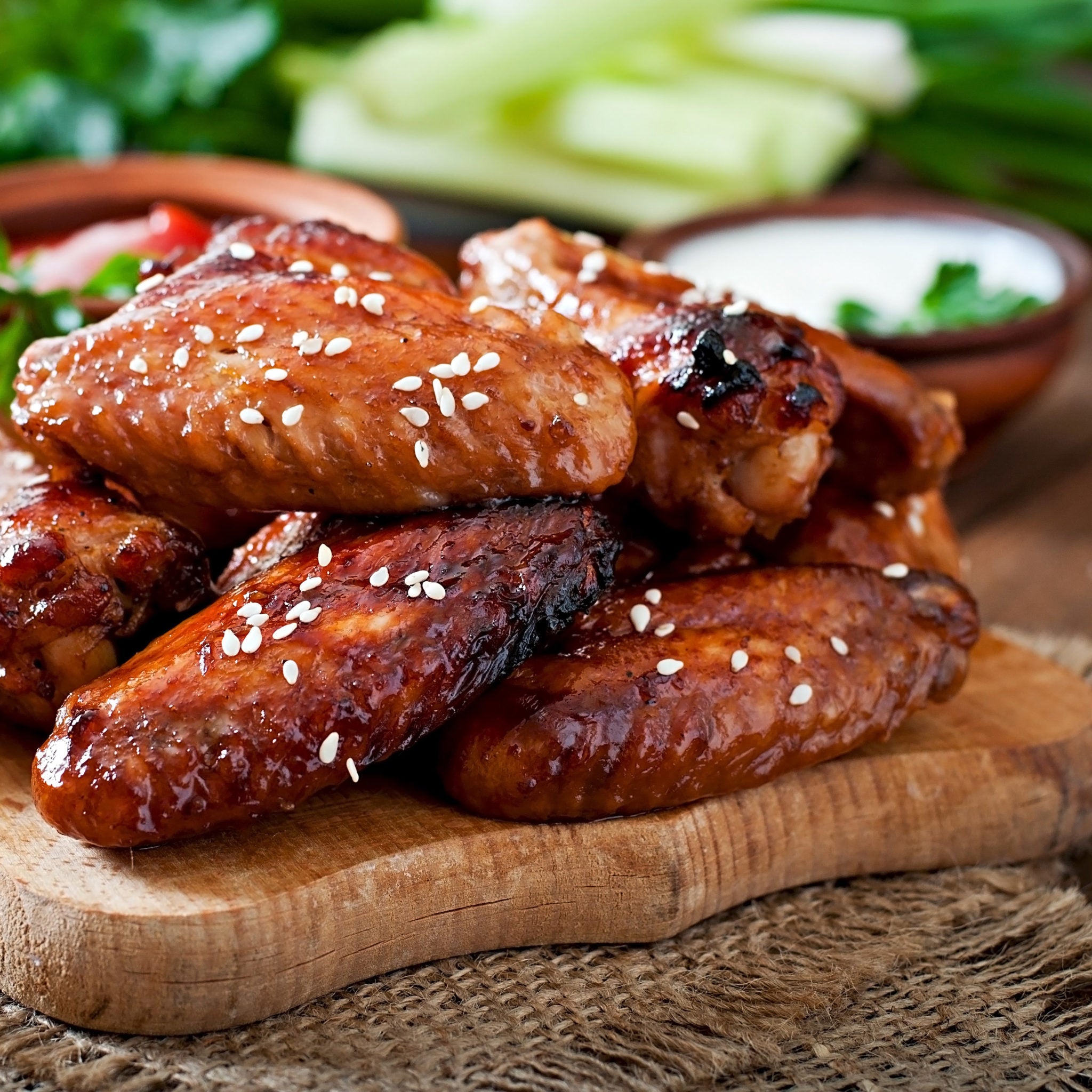 Glazed Teriyaki Wings