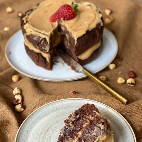 Brownie and Nutella Cake