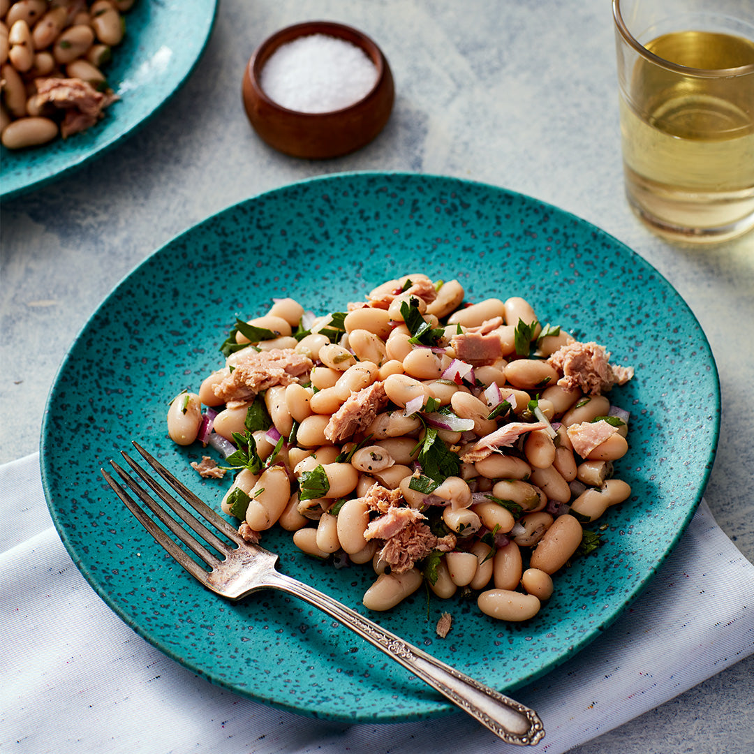 Warm White Bean Salad Instant Pot