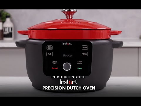 Instant™ Precision 6-quart Dutch Oven, Black Lid