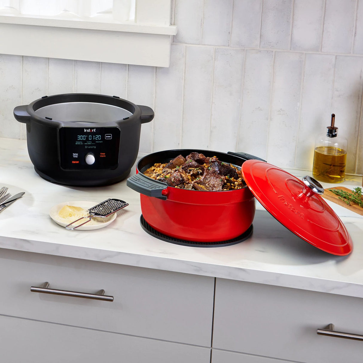  Instant Precision 6-quart Dutch Oven on the counter