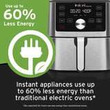  Instant™ Vortex™ Plus 4-quart Air Fryer with text Use up to 60% less energy