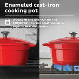  enameled cast-iron cooking pot