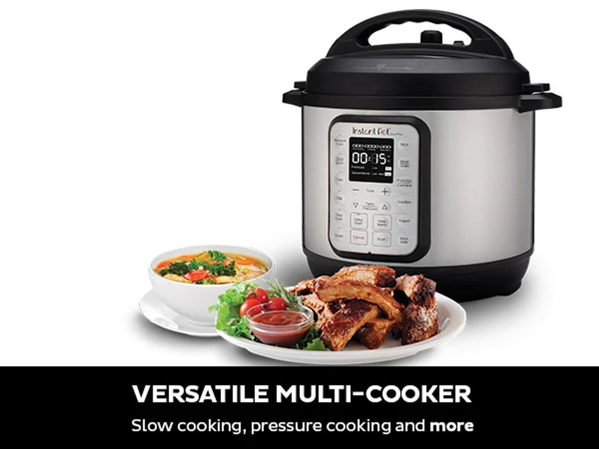  Instant Pot® Duo™ Plus 3-quart Mini Multi-Use Pressure Cooker with text Versatile Multi-Cooker