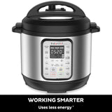  Instant Pot® Duo™ Plus 3-quart Mini Multi-Use Pressure Cooker with text working smarter
