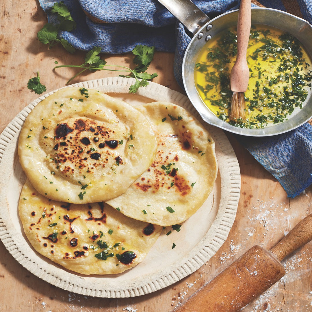 Easy Garlic Naan Instant Pot