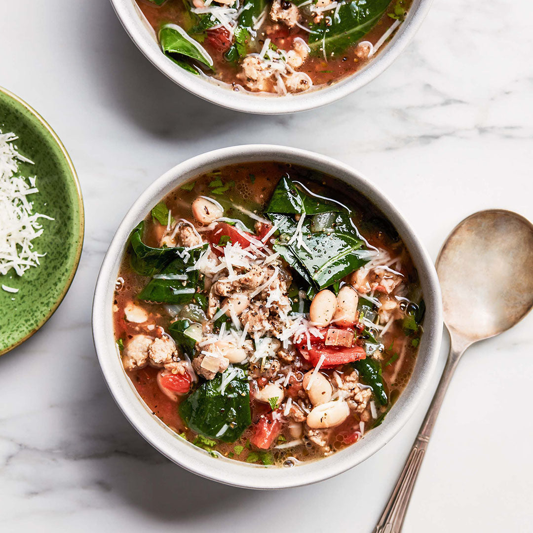 White Bean and Sausage Soup Instant Pot