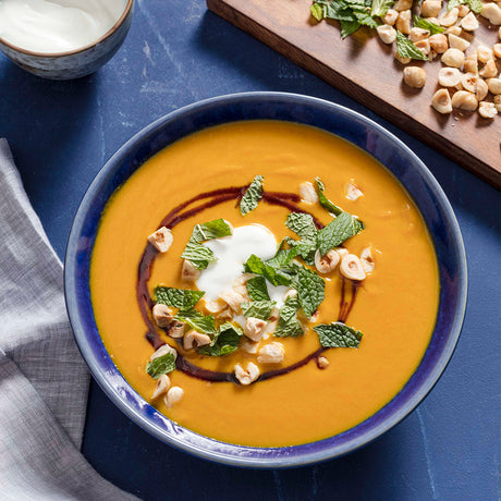 Creamy Carrot Soup with Warm Spices