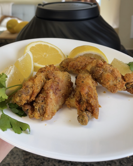 Lemon Pepper Air Fried Chicken Wings Instant Pot