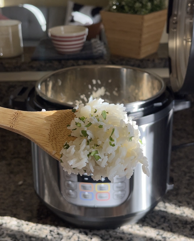 Cilantro Lime Rice Instant Pot
