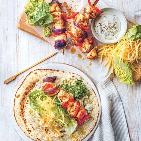 Air Fryer Chicken Tikka Wraps