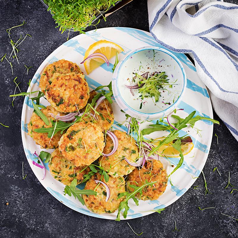 Air Fryer Lid - Quick Crab Cakes