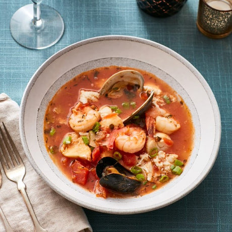 Cioppino with Fennel, Tomato, and Tons of Seafood
