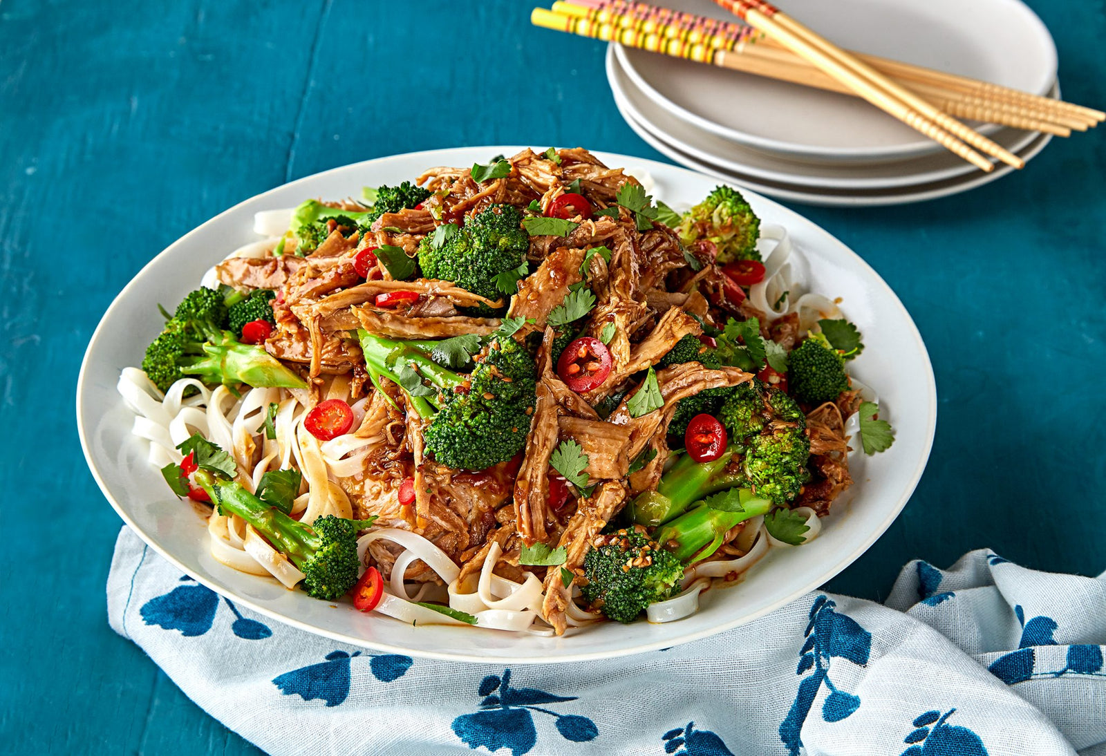 Asian Pork and Noodles