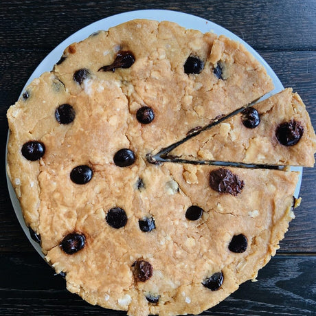 Healthy Jumbo Peanut Butter Chocolate Chip Cookie