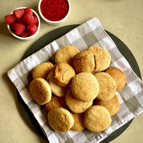 Mini Biscuits with Jam