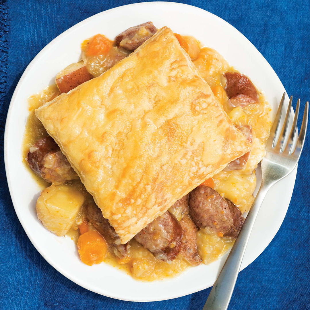 Andouille Sausage Pot Pie Instant Pot