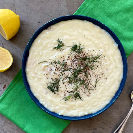 Avgolemono Greek Soup