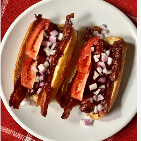 Bacon BBQ Hot Dogs