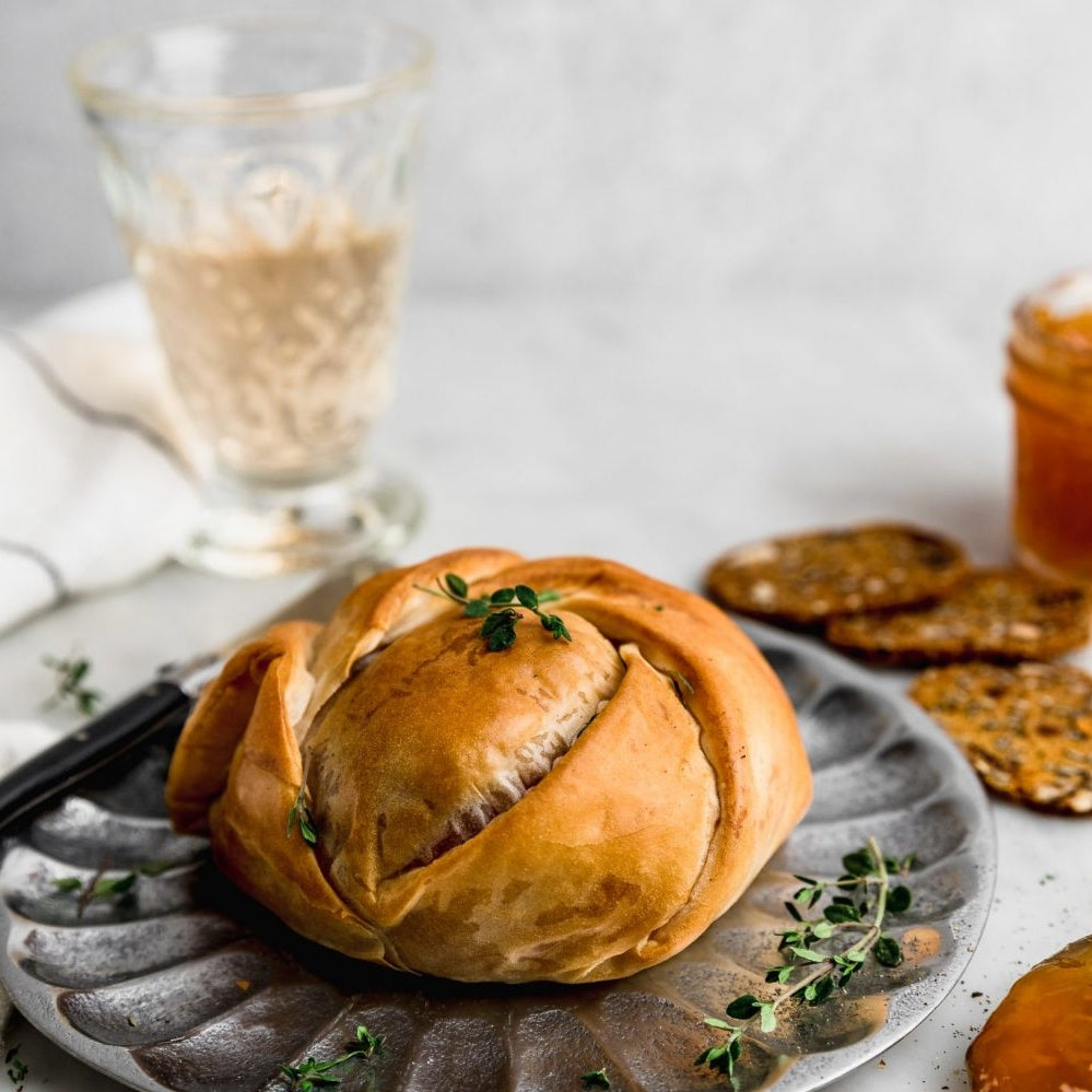 Brie Wrapped in Phyllo Dough