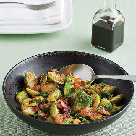 Brussels Sprouts with Bacon & Balsamic
