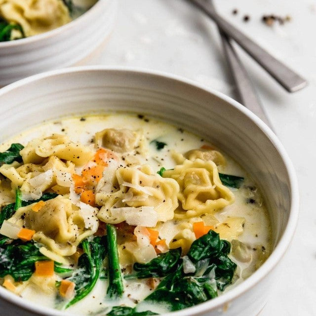 Creamy Soup with Cappelletti – Instant Pot