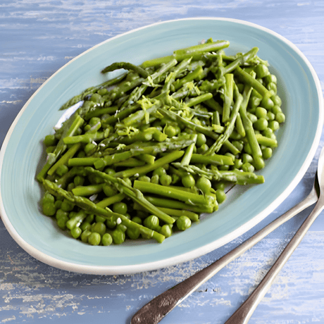 Lemony English Peas & Asparagus