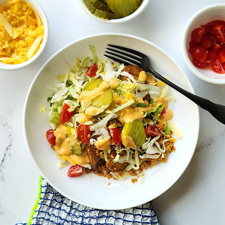 Cheeseburger and Fries Bowl