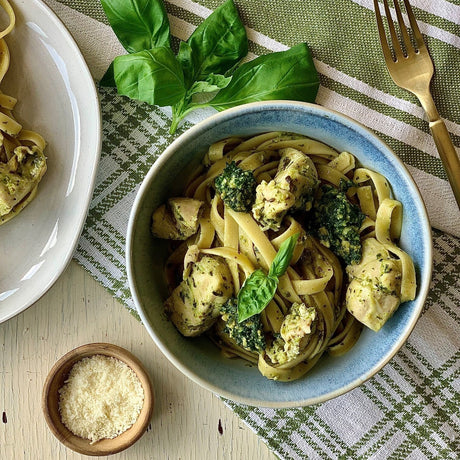 Chicken Pesto Fettuccine