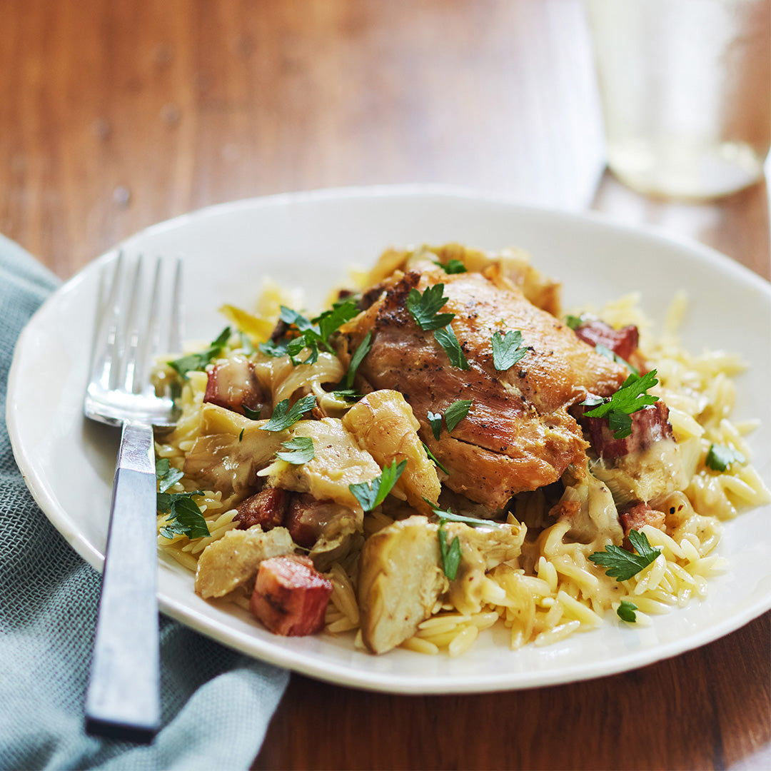 Chicken with Creamy Artichoke Sauce