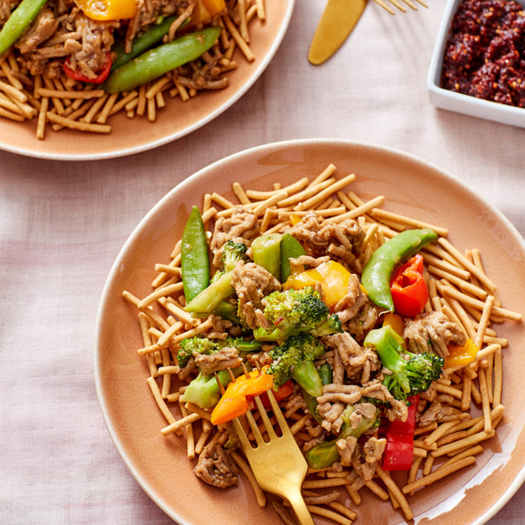 Chinatown-Style Chop Sueywith Ground Turkey